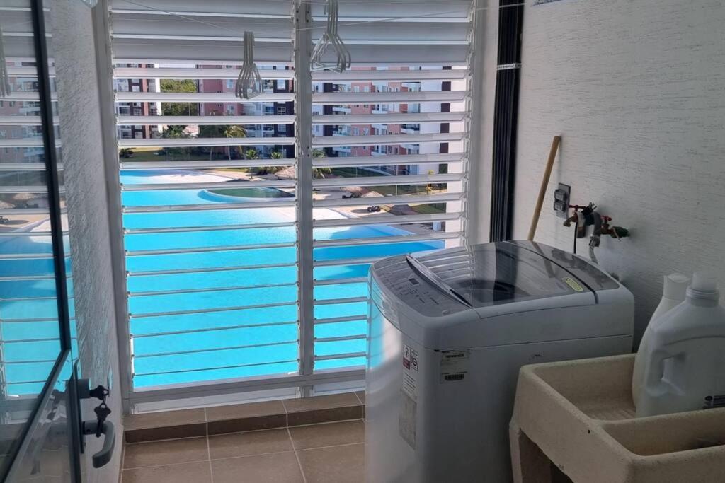 Departamento Con Laguna Artificial แคนคูน ภายนอก รูปภาพ