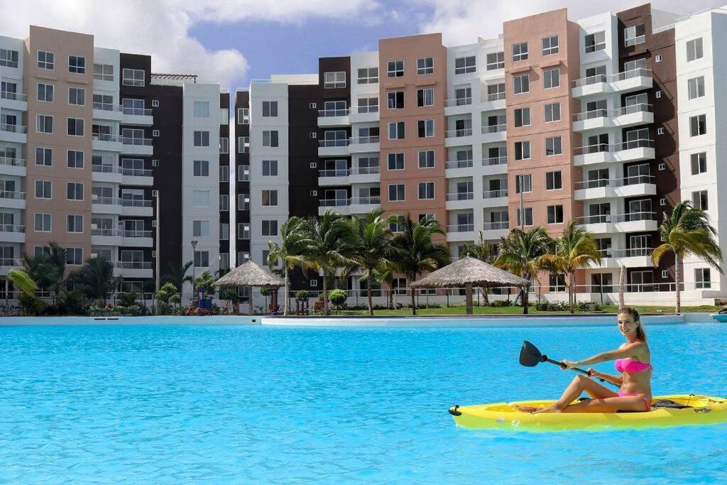 Departamento Con Laguna Artificial แคนคูน ภายนอก รูปภาพ