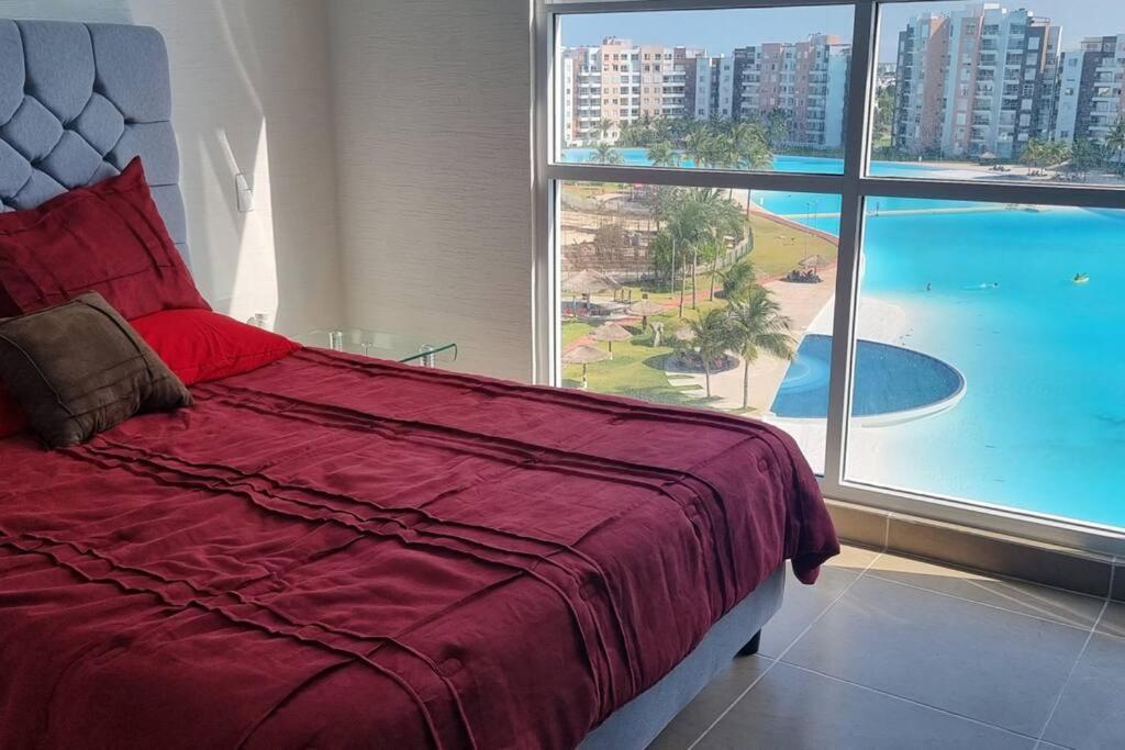 Departamento Con Laguna Artificial แคนคูน ภายนอก รูปภาพ
