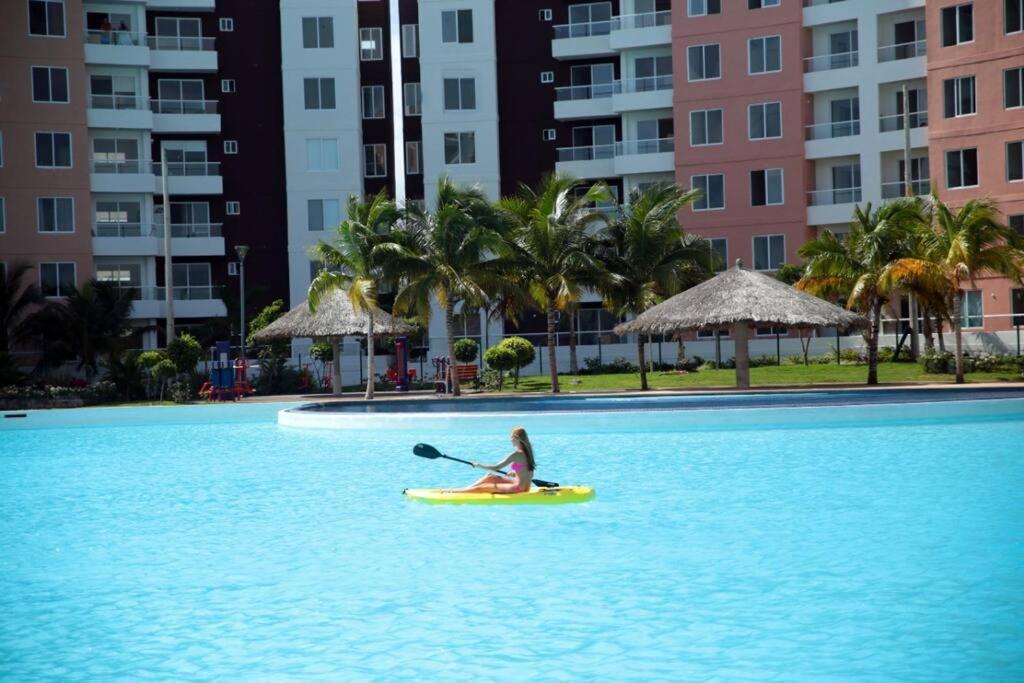 Departamento Con Laguna Artificial แคนคูน ภายนอก รูปภาพ