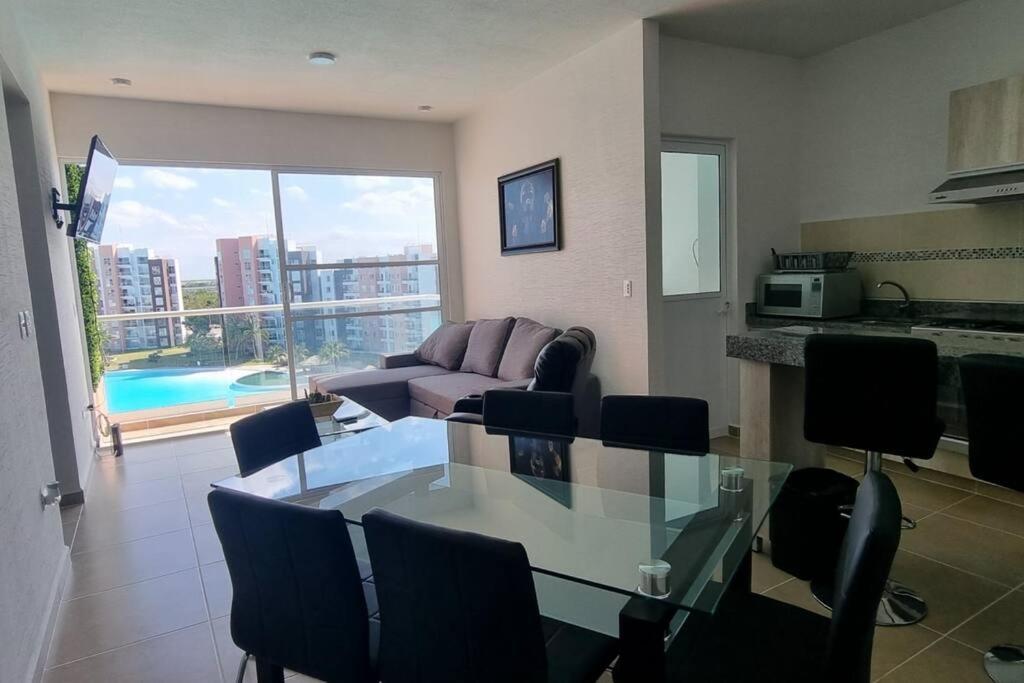 Departamento Con Laguna Artificial แคนคูน ภายนอก รูปภาพ